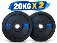 Thumbnail for Bumper Plates Weight plates 20KG 2 PCS