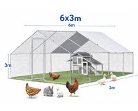Thumbnail for Chicken coop run installed outdoors