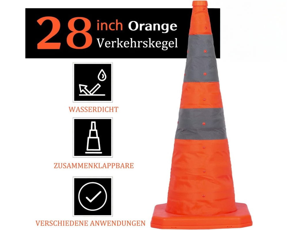 Traffic cone used for school safety zone
