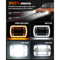 Thumbnail for 7-Inch LED Work Lights | Multi-Model Compatibility for JEEP for YJ, XJ, TJ, JK, Ram
