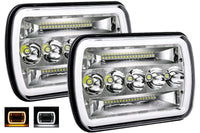 Thumbnail for 7-Inch LED Work Lights | Multi-Model Compatibility for JEEP for YJ, XJ, TJ, JK, Ram