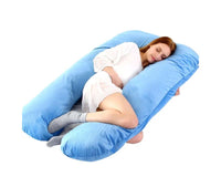 Thumbnail for Pregnancy pillow used for sleeping comfort