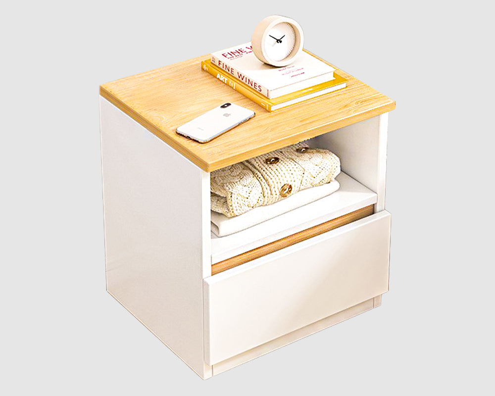 Bedside table compact size for small rooms