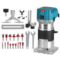 Thumbnail for Router with 15 tungsten carbide milling cutters set