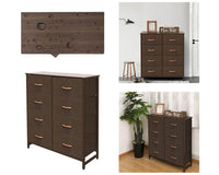 Thumbnail for Chest of Drawers 8 Drawers Dresser Tallboy