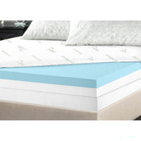 Thumbnail for Mattress topper placed on queen bed mattress