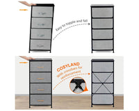 Thumbnail for Chest of Drawers Tall boy 4 Drawers Storage Tallboy