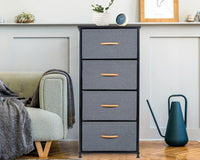 Thumbnail for Chest of Drawers Tall boy 4 Drawers Storage Tallboy