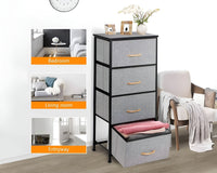 Thumbnail for Chest of Drawers Tall boy 4 Drawers Storage Tallboy