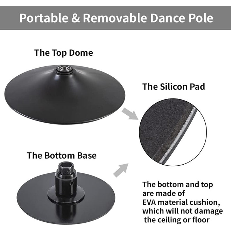 Dance pole with user manual