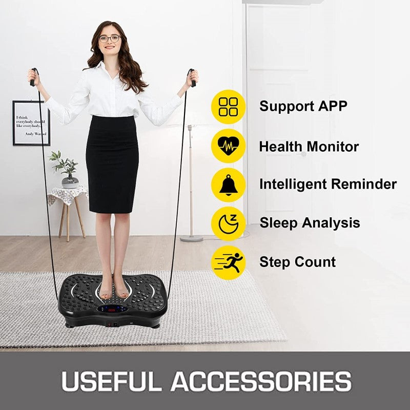 Full Body Fitness Vibration Plate Exercise Machine for Home Gym