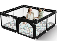 Thumbnail for Baby playpen with safety gate