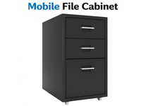 Thumbnail for Metal Mobile File Cabinet