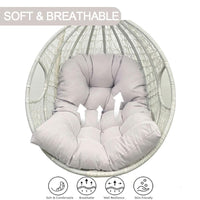 Thumbnail for Hanging Basket Hanging Egg Chair Cushions Light Gray