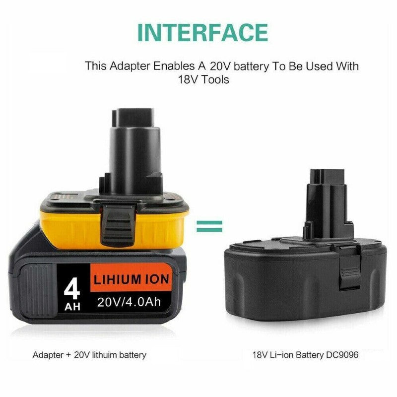 Dewalt battery upgrade adapter