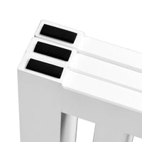 Thumbnail for Wooden Pet Safety Gate Barrier Portable Door 3 Panel White