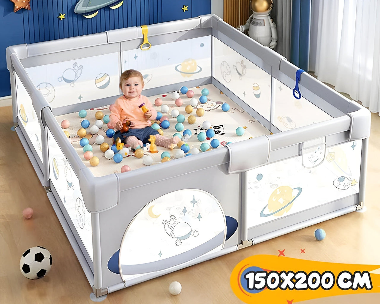 TPR suction cups base for stable baby kids playpen
