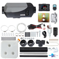 Thumbnail for White plastic diesel heater with mounting screws