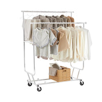 Thumbnail for Heavy-Duty Industrial Double Rail Clothes Rack