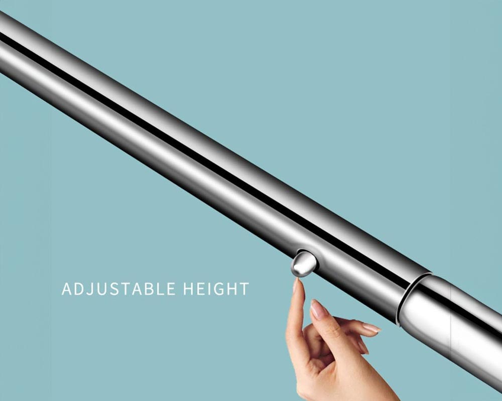 Heavy-Duty Industrial Double Rail Clothes Rack