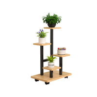 Thumbnail for Flower stand showing polished bamboo surface