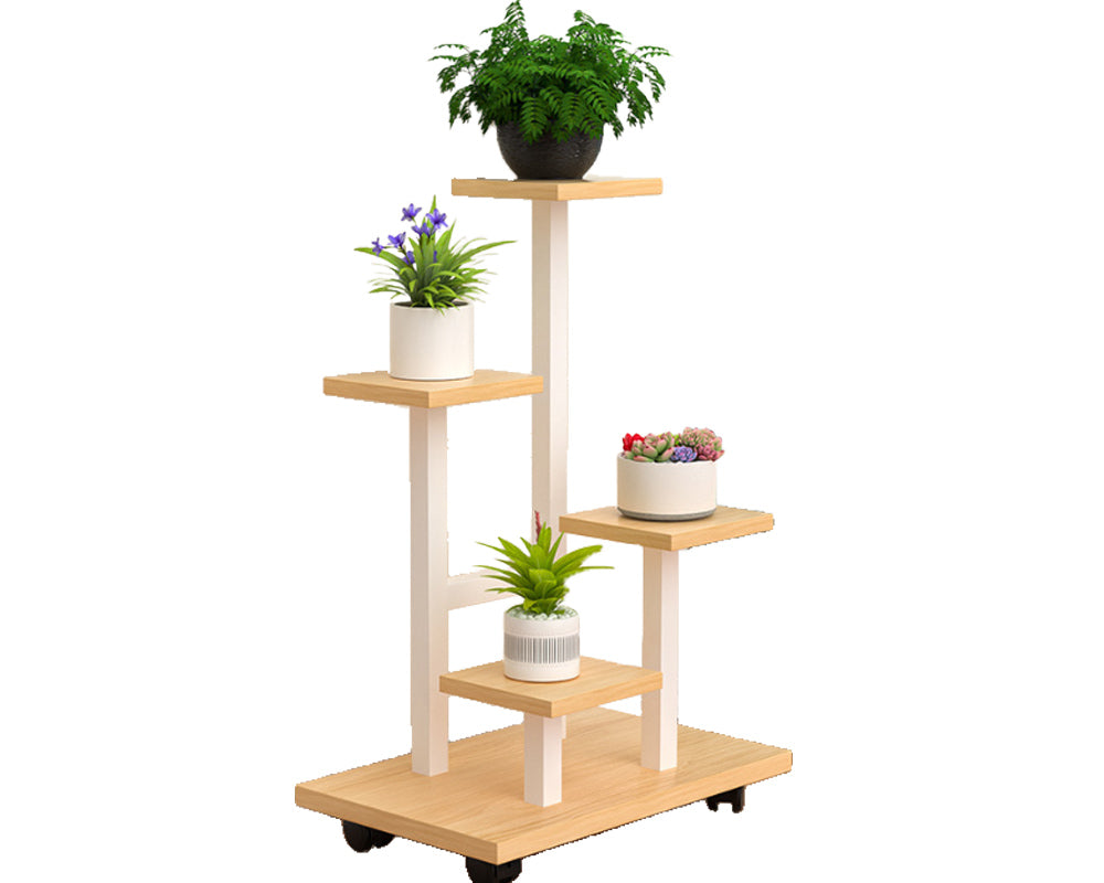 Flower stand with smooth bamboo surface and no splinters