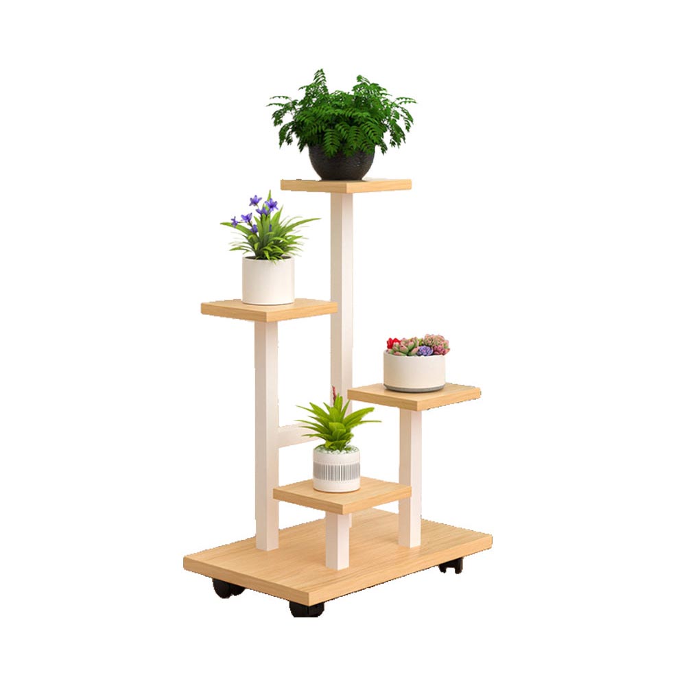 Flower stand compact size 34x23x87cm for small spaces