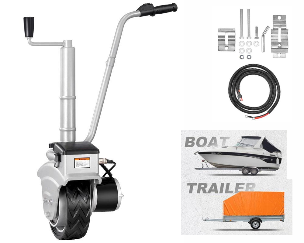 Motorised Electric Jockey Wheel Dolly Mover 5000lbs