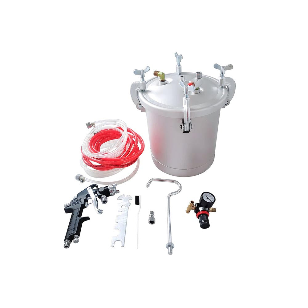 10L commercial paint pressure tank with spray gun
