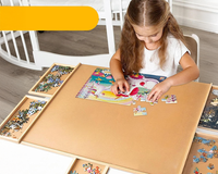 Thumbnail for Puzzle Table Craft Board Game Table Jigsaw Game Table