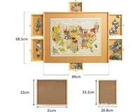 Thumbnail for Puzzle Table Craft Board Game Table Jigsaw Game Table