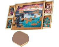 Thumbnail for Puzzle Table Craft Board Game Table Jigsaw Game Table