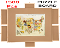 Thumbnail for Puzzle Table Craft Board Game Table Jigsaw Game Table
