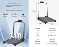 Thumbnail for portable under desk treadmill