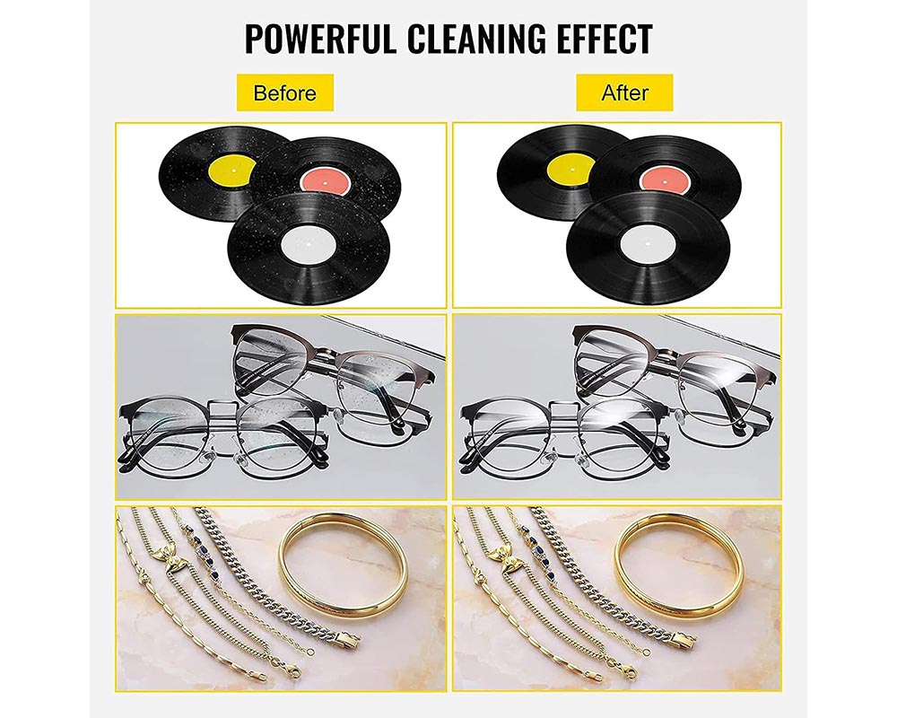 Vinyl Records Washer 6.5L Ultrasonic Cleaner 180W
