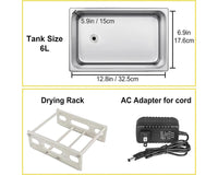 Thumbnail for Vinyl Records Washer 6.5L Ultrasonic Cleaner 180W