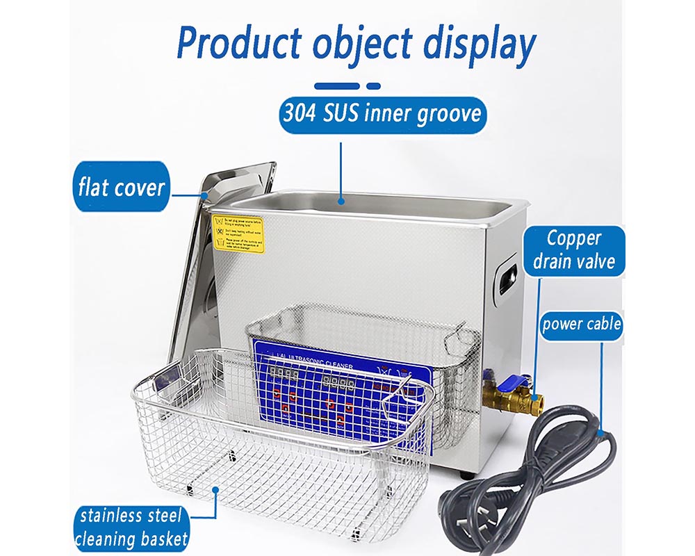 Vinyl Records Washer 6.5L Ultrasonic Cleaner 180W