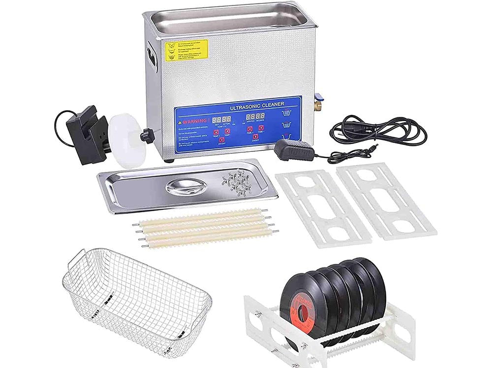 Vinyl Records Washer 6.5L Ultrasonic Cleaner 180W