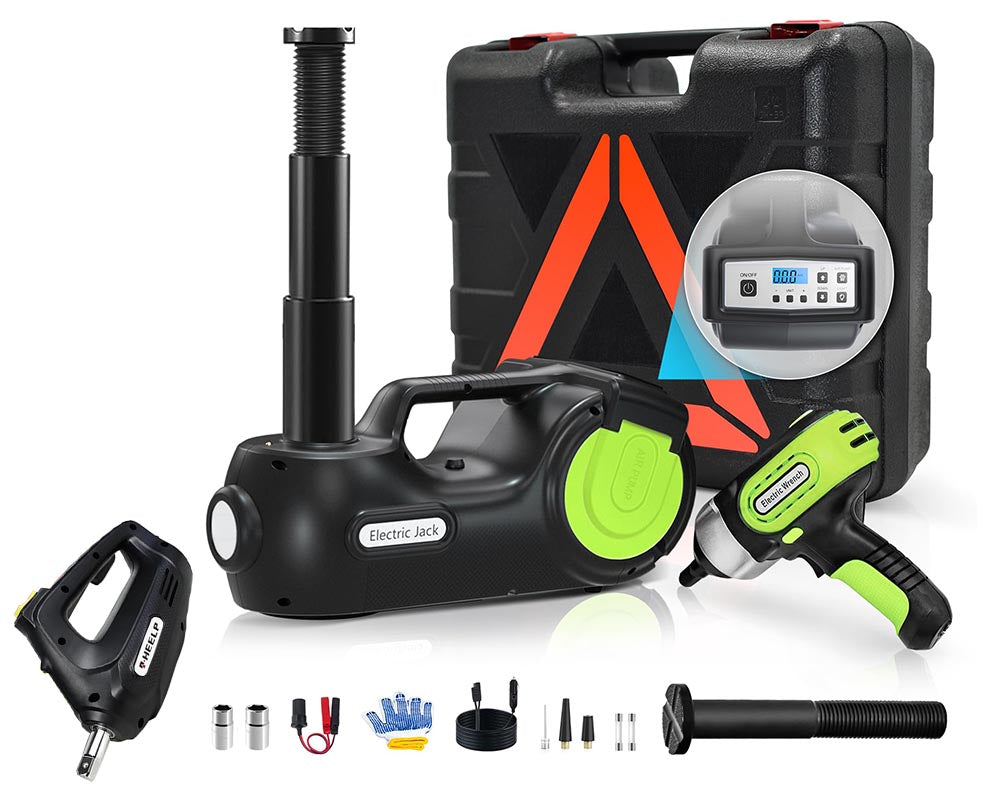 car jack with tool kit