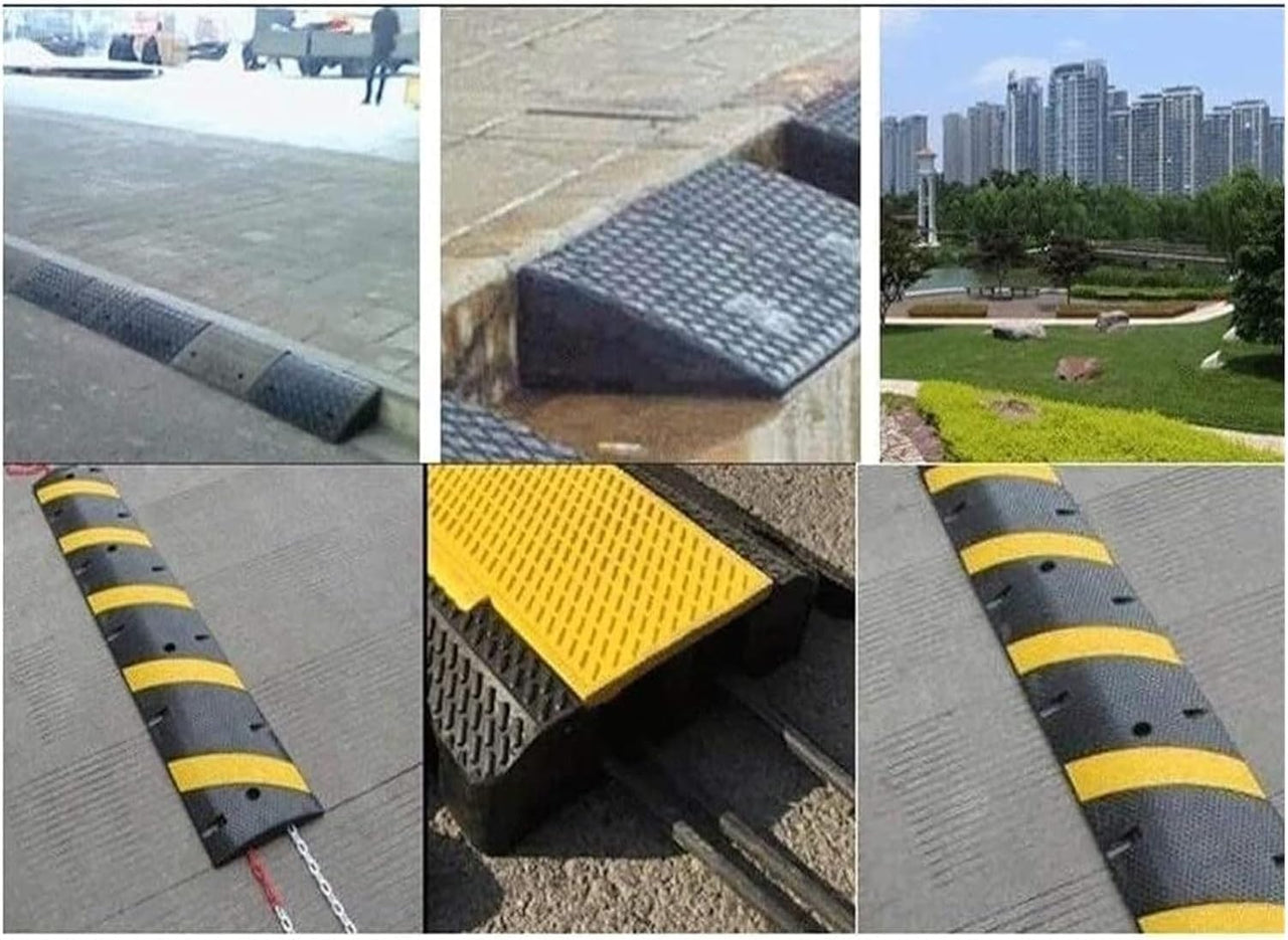 2 Channel Floor Cable Protector Solid Ramp
