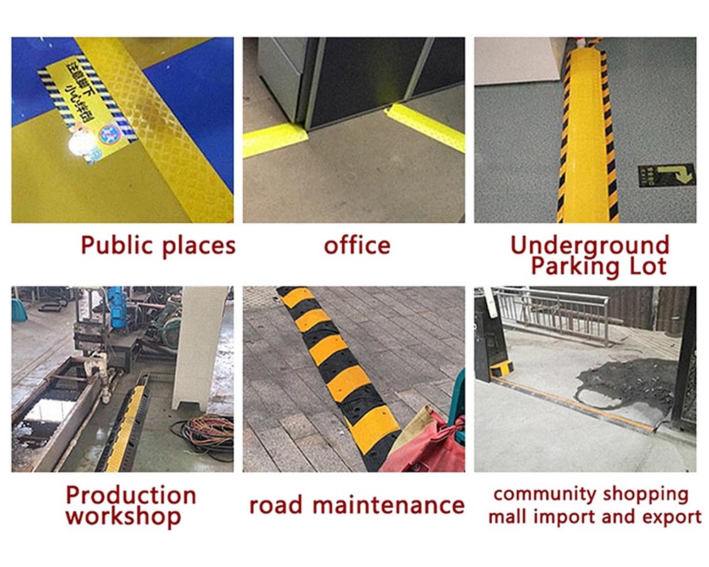 2 Channel Floor Cable Protector Solid Ramp