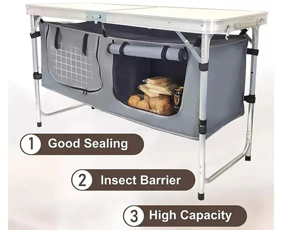 Outdoor picnic table