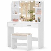 Thumbnail for Dressing table with USB and power outlets