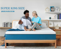 Thumbnail for Super King Size Memory Foam Super King Mattress for Comfortable Sleep