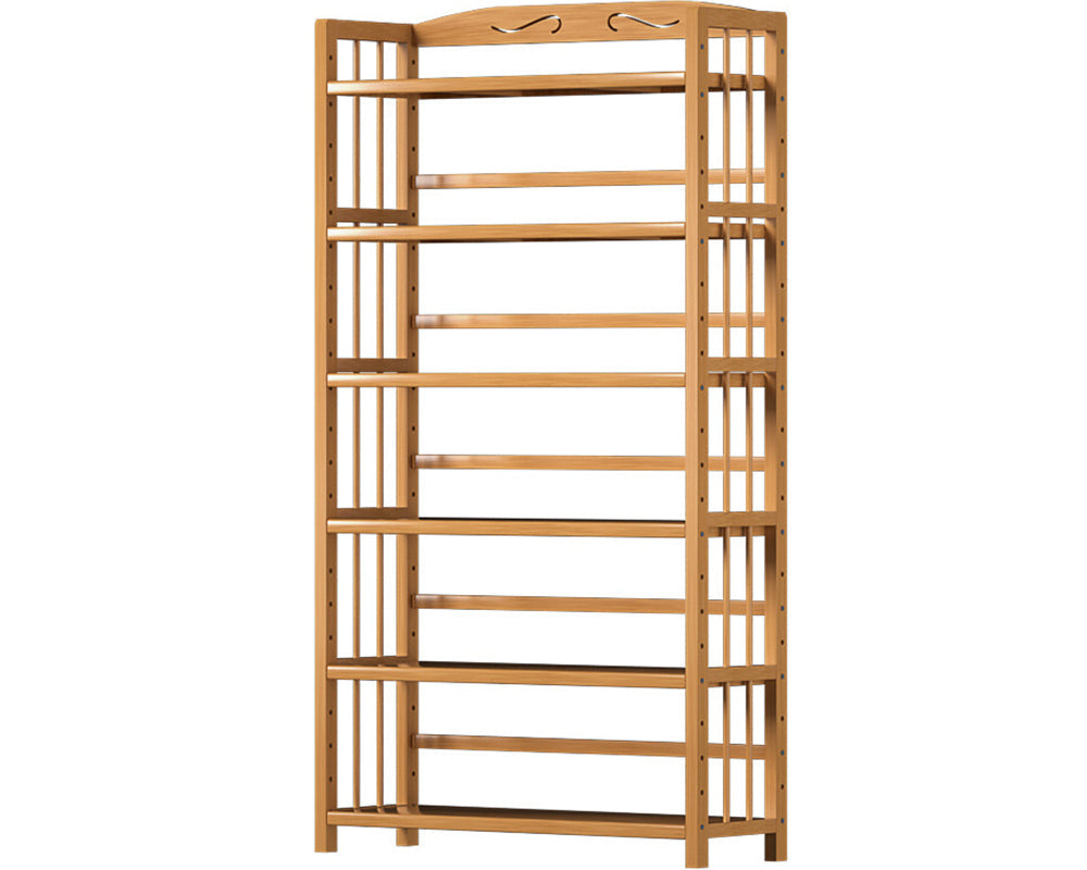 Bamboo shelf easy to clean with damp cloth