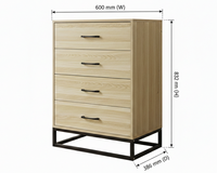 Thumbnail for Tallboy with Drawers Chest of Drawers