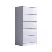 Thumbnail for 5 drawers slim tallboy front view
