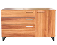Thumbnail for Tallboy sideboard drawers partially open