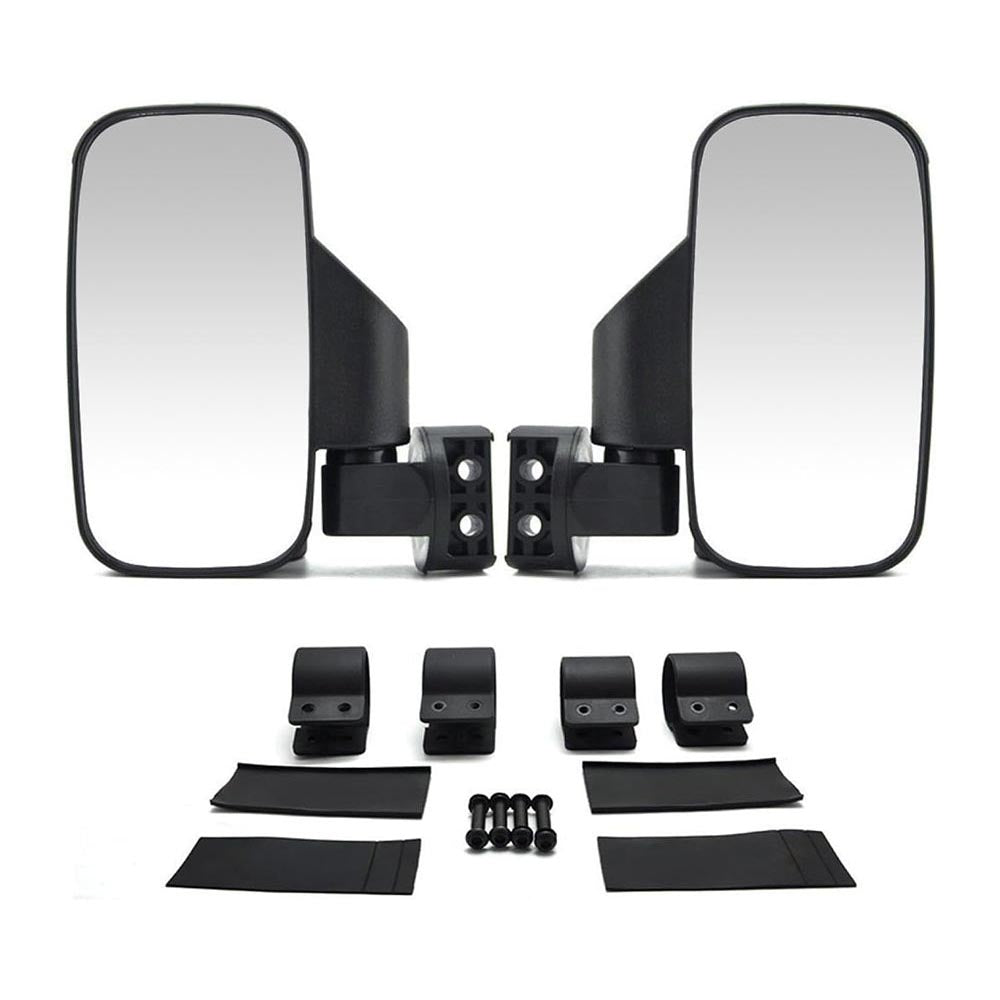 Side mirrors kit with installation accessories