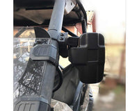 Thumbnail for Adjustable side mirror mounted on UTV roll bar